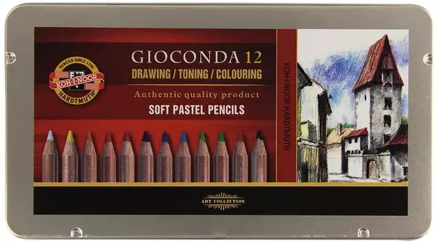 Set Artist Soft Pastel Pencil 8827 12 12 in SET 8827012005PL KOH-I-NOOR
