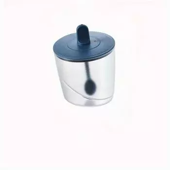 Set Balang Perasa, Bekalan Dapur, dengan Penutup, Gabungan Monosodium Glutamat, Balang Garam, Sesuai untuk Perasa, Dapur