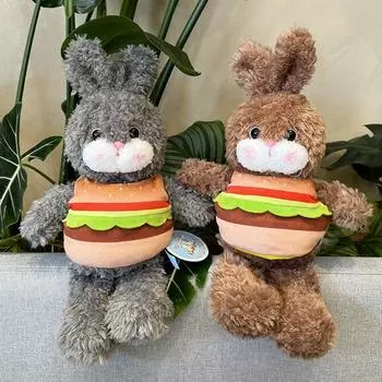 Сет Дуду Съемная кукла Кролик Хлеб Креативная Кукла Кролик Гамбургер Мягкая Игрушка Детский Подарок Девочке На День Рождения 35cm