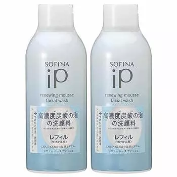[Set] Kao Sofina iP Renew Mousse Wash Refill 200g Set of 2 Facial Cleansing Mousse