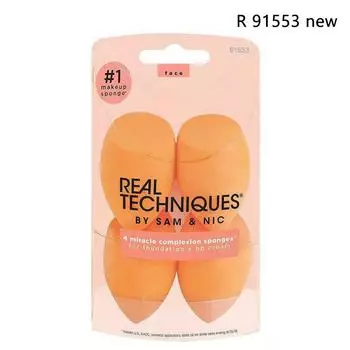 Набор спонжей для макияжа, набор косметических спонжей для лица, косметическая пудра для тонального крема, консилера, блендер для макияжа 91553 RT