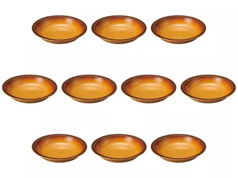 Set of 10 AME 22cm soup plates x Soup plates Setomonohonpo [21.5 4cm]