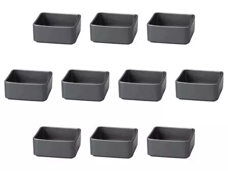 Set of 10 Black Tea Bag Boxes x x Western Tableware by Setomonohonpo [8.2 8.2 3.5 cm] чёрный