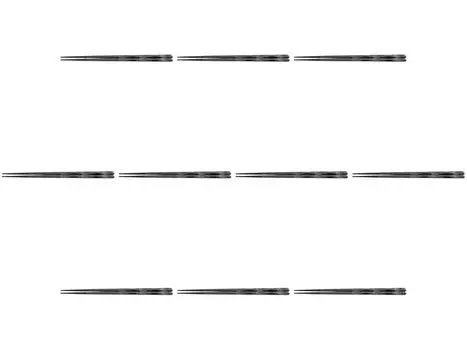 Set of 10 Carved Pearl x x PBT Dishwasher and Sterilizer Setomonohonpo [PBT] Chopsticks, 21cm, Silver-Black [21 0.7 0.7cm] Chopsticks, Resin, Safe,