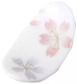 Set of 10 chopstick rests Ancient capital cherry blossom chopstick rest x x Japanese Commercial (white porcelain) [5.1 2.8 1.7cm] [Restaurant, Inn,