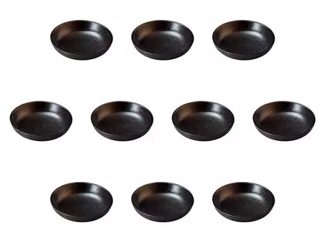 Set of 10 Kinchabuki Plates x Small Plates Setomonohonpo 2.8 [10 2.5 cm]