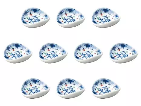 Set of 10 lucky round chopstick rests x Chopstick rests Setomonohonpo [4.5 1.5 cm]