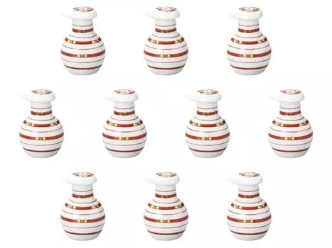 Set of 10 Mini Mini Skit Soup Bowls x Arita Ware Soup Bowls by Setomonohonpo [5 7.3cm (50cc)]