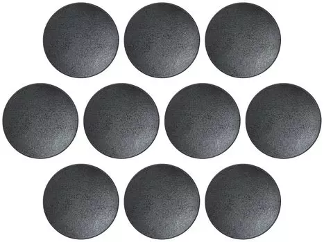Set of 10 Modern Black 19cm Plates x Medium Plates Setomonohonpo [19.3 2cm] Western-style чёрный