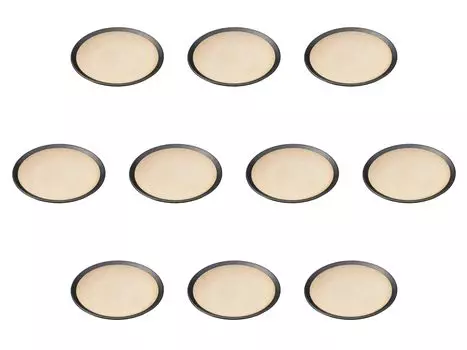 Set of 10 Tamasho Plates x Medium Plates Setomonohonpo 6.0 [18.5 2.8 cm]