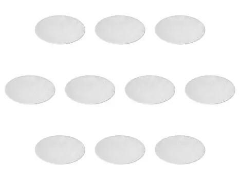 Set of 10 Tobishira round plates x 2 Medium plates Setomonohonpo 5-inch [15.4 cm]
