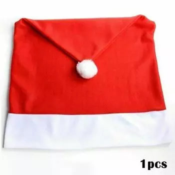 Set of 146X Santa Hat Chair Back Covers for Christmas Party Decor 1pcs