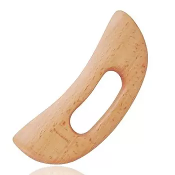 Set of 1 Kassa Board Massage Blood Circulation Promoting Scraping Board Beautiful Facial Kassa Plate Natural Kassa Facial Equipment Face Portable