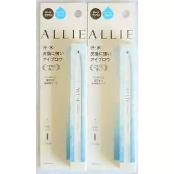 [Set of 2] Ally Waterproof Eyebrow N Dark Brown 0.15g x 2