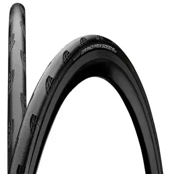 Set of 2 Continental Grand Prix 5000 S TR Grand Prix 5000 S TR Tubeless x (25-622 (700 25C), Black) [Item]