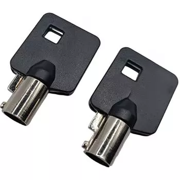 Set of 2 Genuine Compatible Blank Keys for Duplicating for Evo Twin and Spare and Loss Ace Pipe Bit Lock Barrel Key Harley-Davidson Keys, Ace, FL, FX,