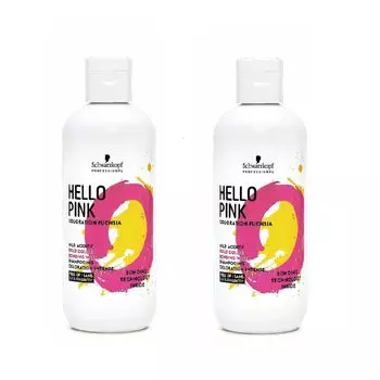Set of 2 Hello Pink Color Shampoo 310g [Schwarzkopf]