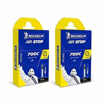 Set of 2 Michelin MICHELIN Air Stop Tube 700 x Length Presta 18/25C (Valve 40mm) [Product]