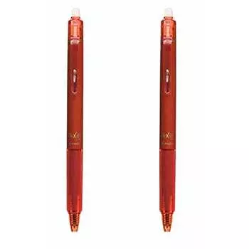 [Set of 2] Pilot Friction Ball Knock 0.5mm Red LFBK-23EF-R
