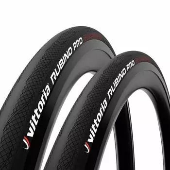 Комплект из 2 клинчерных шин Vittoria RUBINO PRO 700c клинчерные шины Vittoria Full G2.0 (70025с, Черный) [Элемент]