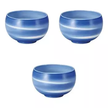 Set of 3 Cobalt Bowls x Arita Setomonohonpo [16 10cm] Multi-purpose bowls, ware,