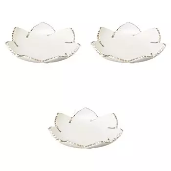 Set of 3 maple plates x bowls Setomonohonpo Gold-hammered 6.0-inch [18.5 3.2 cm] Medium-sized