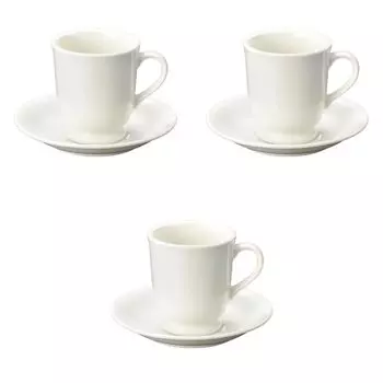 Set of 3 NB American Cups and Saucers x cm Cups Saucers Setomonohonpo High-Footed [15.2 2.5 (220cc)] &