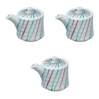 Набор из 3 старых окрашенных дзюкуса мини суп xx см Содержит приправу Сэтомонохонпо трехцветный [6,5 4,6 5,6 (50cc)]