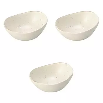Set of 3 Orge Delica 18cm Pickle Bowls x x Oval Bowl Setomonohonpo [17.5 14.5 7.4cm]
