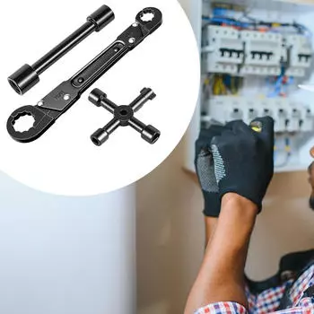 Set of 3 Plumbing Angle Stop Wrench for Nut Installation Multifunctional