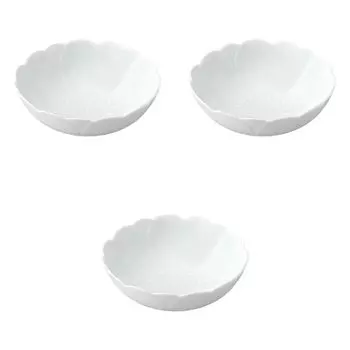 Set of 3 Sakura Small Arita Ware Small Setomonohonpo (Celadon) Bowls, 12.5cm [12.54cm] Bowls,