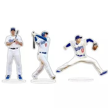 set of 3 Shohei Otani acrylic stand Acstar acrylic professional baseball Support goods collection items pedestal present decoration for exhibition