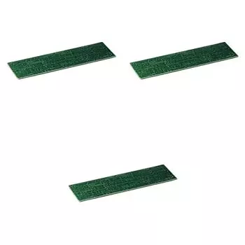 Set of 3 Silent 40cm Thin Rectangular Plates x x Thin Plates Setomonohonpo [41.3 12.4 0.9 cm] (Extra Large)