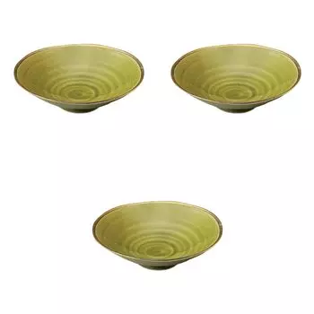Set of 3 Small Bowls x Arita Ware Bowls by Setomonohonpo Four-Glazed Gold-Green [15.5 4.5cm] Medium-sized