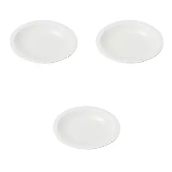 Set of 3 White 15cm Plates x Hasami Setomonohonpo [15 2.3cm] Ware, белый