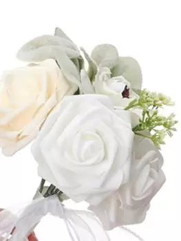 Set of 4 Bridesmaid Bouquets 24cm Artificial Flower Bouquet for Wedding Party Ceremony Anniversary Dinning Table шампанского