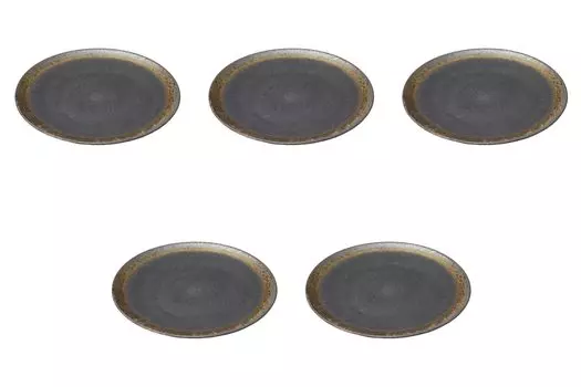 Set of 5 Gekirin plates x Medium plates Setomonohonpo 7-inch [22.5 1.8 cm]