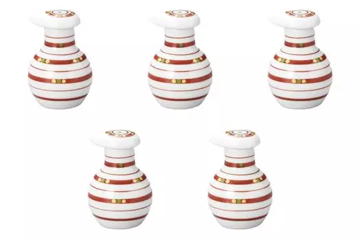 Set of 5 mini soup bowls Soup Arita Setomonohonpo mini-sized ball-shaped [57.3cm (50cc)] bowls, ware,