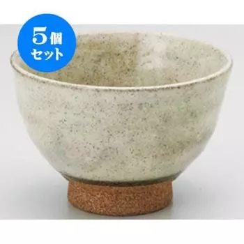 Set of 5 Sencha Hisui Sencha x Earthenware Japanese tableware for and commercial use [10 6.5cm] restaurants, inns,