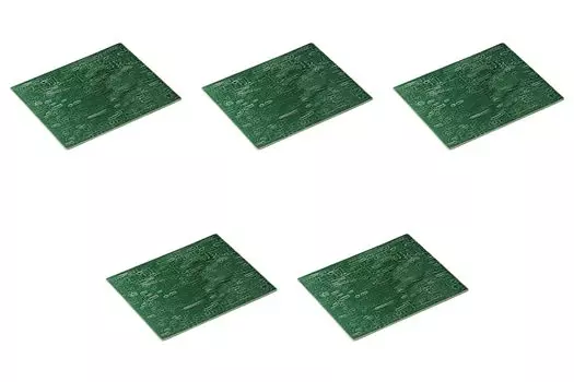 Set of 5 Silent 28cm Flat Rectangular Plates x x Rectangular Plates Setomonohonpo [28.8 20.6 0.9cm] (Extra Large)