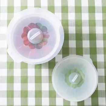 Set of 5 Silicone Microwave Bowl Cover Cooking Pot Pan Lid Cover Food Wrap Cooking Tools Kitchen Utensil Fresh-keeping Bowl Lid