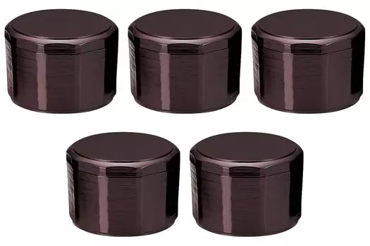 Set of 5 Wooden carved rice tamari x Rice ABS Setomonohonpo [TA] bowl, (red interior) (medium) [14 9.8 (7.9) cm] bowl, heat-resistant resin,
