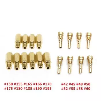 Set Of 8 Pieces Of Main And Pilot Nozzles For Carburetor Fcr37 Fcr39 Fcr41 Fcr 373941 Mm