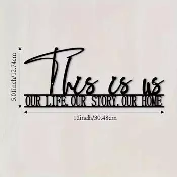 Set of three pieces psychological abstract metal wall art single line painting wall art decoration modern home hanging metal чёрный