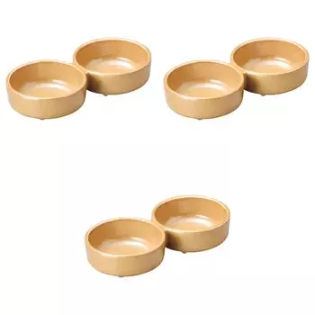 Set of two round condiments x x Arita ware condiments Arita ware Setomonohonpo 3, [16.5 8.5 3.5cm] коричневый