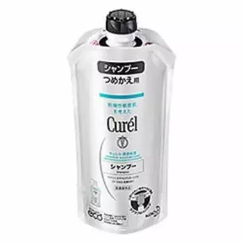 set sale kao curel shampoo refill 340ml x 2 piece set refill curel