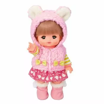 Set Warm Bear Vest Mel-chan Dress-up розовый