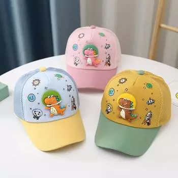 Сетчатая бейсбольная кепка с капюшоном Snapback, солнцезащитные козырьки, модная фуражка для детей синий