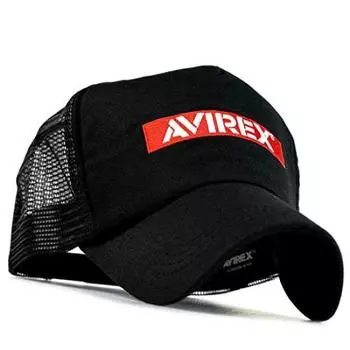 Сетчатая кепка AVIREX Limited Black Series Avirex Hat Cap Brand Avirex Cool Present Small Gift Birthday Gift Mens Mens Womens 14361000-81 чёрный