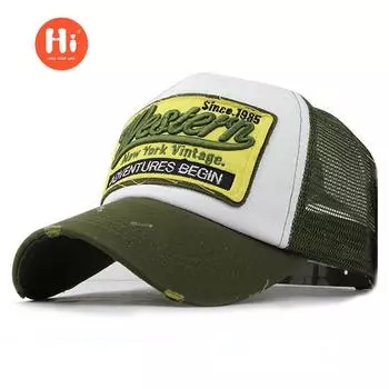 Сетчатая кепка бейсболка козырек кепка Weste Hat источник ebay adjusable красный